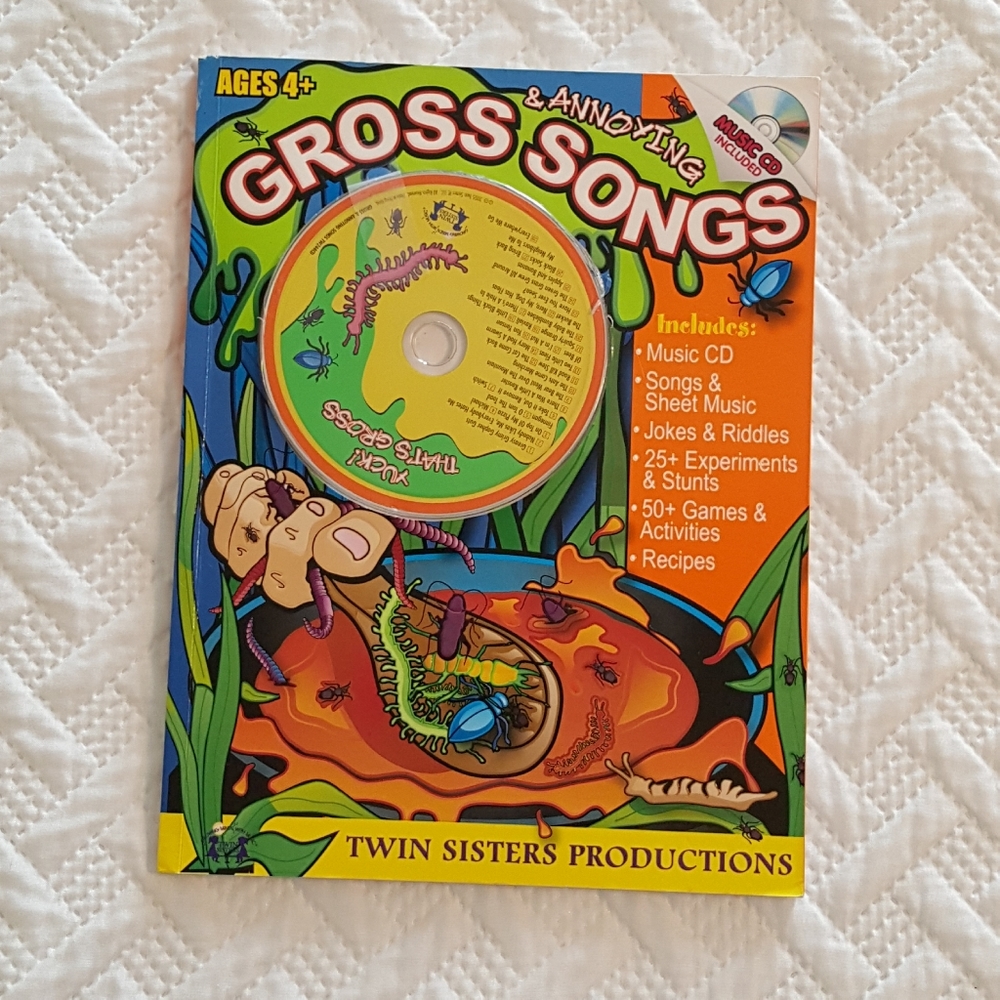🤹‍ Song & Activity Book/CD: Gross & Annoying Songs